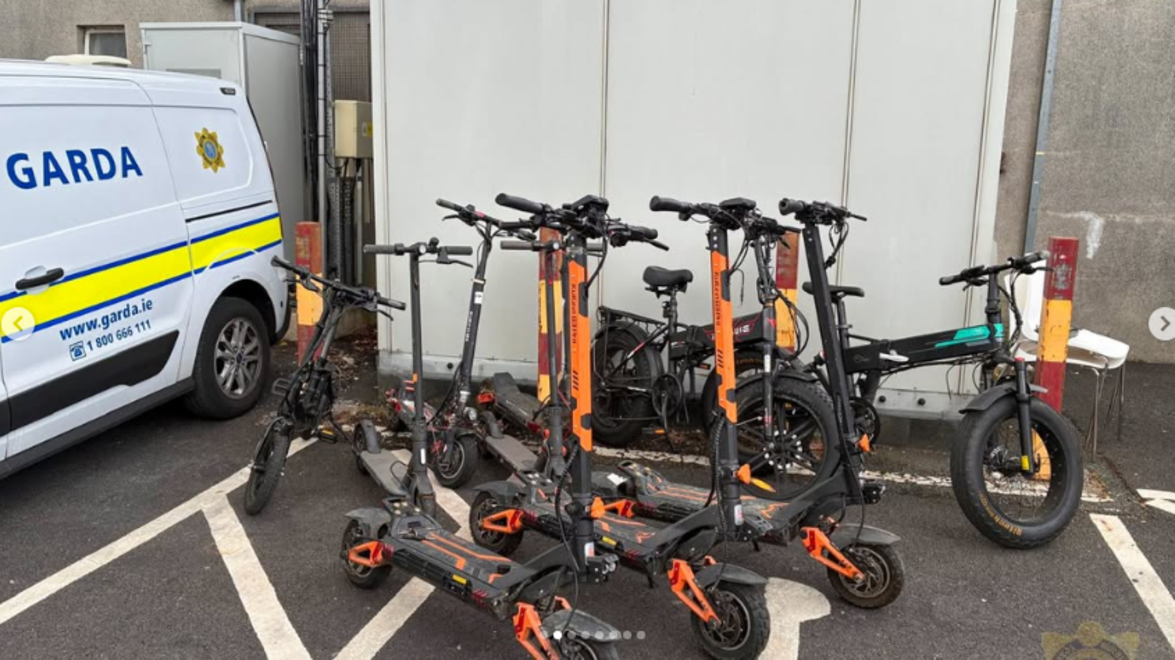 Gardaí seize 166 e-bikes and e-scooters in Dublin as part of crackdown